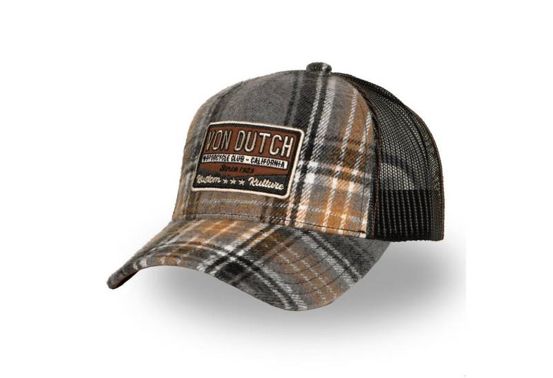 Von Dutch Trucker Cap Von Dutch Originals Trucker Cap - Check Pattern - Flannel Mesh (Basecap, Meshcap, Trucker Kappe) von Von Dutch