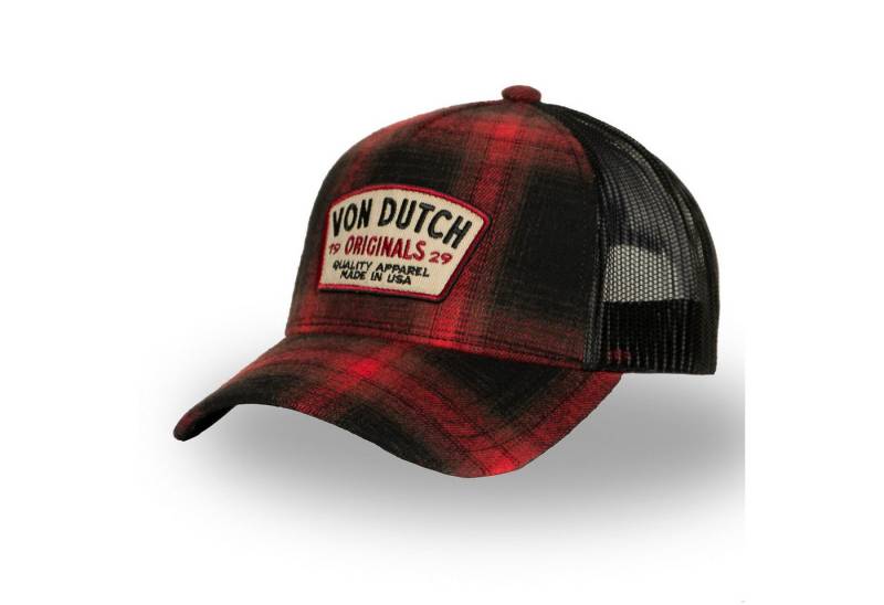 Von Dutch Trucker Cap Von Dutch Originals Trucker Cap - Check Pattern - Flannel Mesh (Basecap, Meshcap, Trucker Kappe) von Von Dutch