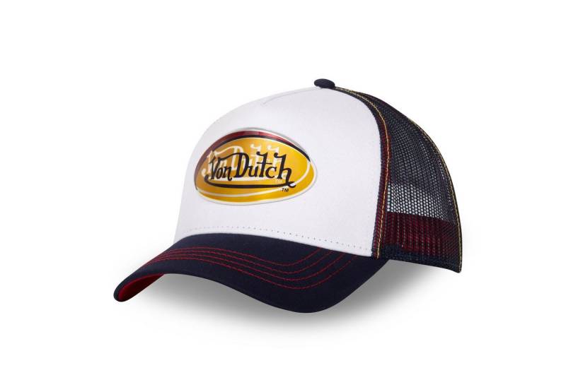 Von Dutch Trucker Cap Von Dutch Originals Trucker Cap - Contrast Stitch (Basecap, Meshcap, Trucker Kappe) Nähte in Kontrastfarben von Von Dutch