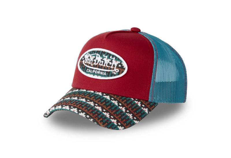 Von Dutch Trucker Cap Von Dutch Originals Trucker Cap - ETHNO Visor Patch (Basecap, Meshcap, Trucker Kappe) Ethno Muster auf Schirm, Unterschirm und Logo Patch von Von Dutch