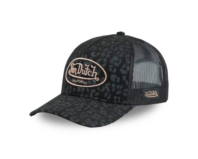 Von Dutch Trucker Cap Von Dutch Originals Trucker Cap - LEOPARD AOP Ton-in-Ton (Basecap, Basecap, Meshcap, Trucker Kappe) Leoparden Muster von Von Dutch
