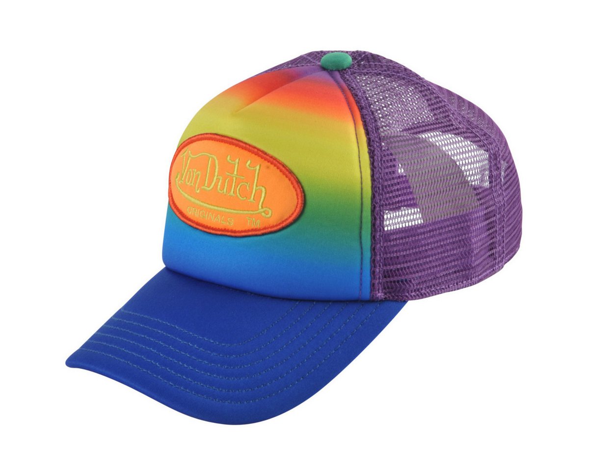 Von Dutch Trucker Cap Von Dutch Originals Trucker Cap TAMPA - FOAM Rainbow (Meshcap) von Von Dutch