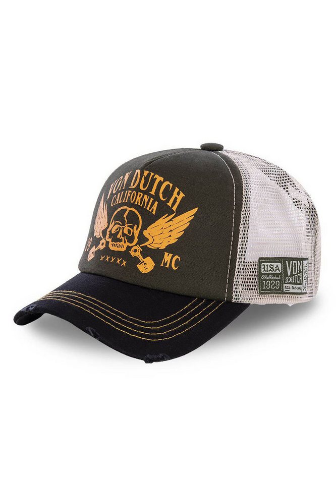 Von Dutch Trucker Cap Von Dutch Trucker Cap CAS1 CREW5 Oliv Khaki Beige Von Dutch Trucker Cap Von Dutch Trucker Cap CAS1 CREW5 Oliv Khaki Beige von Von Dutch