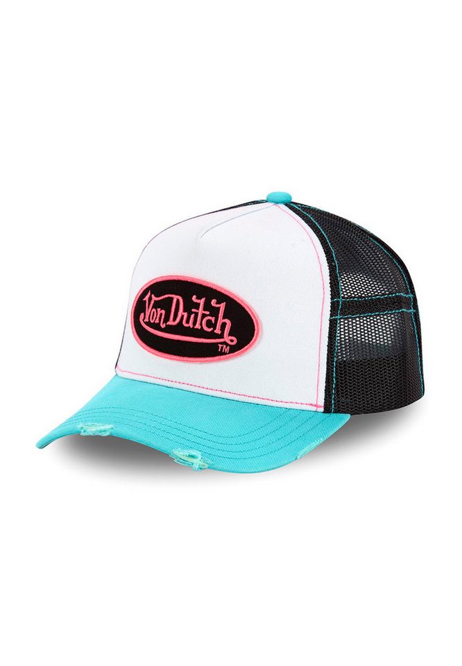 Von Dutch Trucker Cap Von Dutch Trucker Cap CAS2 SUM Pink Weiß Türkis von Von Dutch