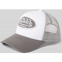 Von Dutch Trucker Cap in Two-Tone-Machart Modell 'TRUCKER BOSTON' in Hellgrau, Größe 1 von Von Dutch