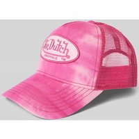 Von Dutch Trucker Cap mit Label-Patch Modell 'BOSTON' in Pink, Größe One Size von Von Dutch