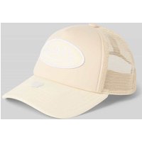 Von Dutch Trucker Cap mit Label-Patch Modell 'TAMPA' in Beige, Größe 1 von Von Dutch