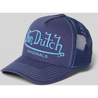 Von Dutch Trucker Cap mit Label-Stitching Modell 'RIVERSIDE' in Dunkelblau, Größe 1 Von Dutch Trucker Cap mit Label-Stitching Modell 'RIVERSIDE' in Dunkelblau, Größe 1 von Von Dutch