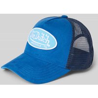 Von Dutch Trucker Cap mit Logo-Patch Modell 'Boston' in Blau, Größe 1 von Von Dutch