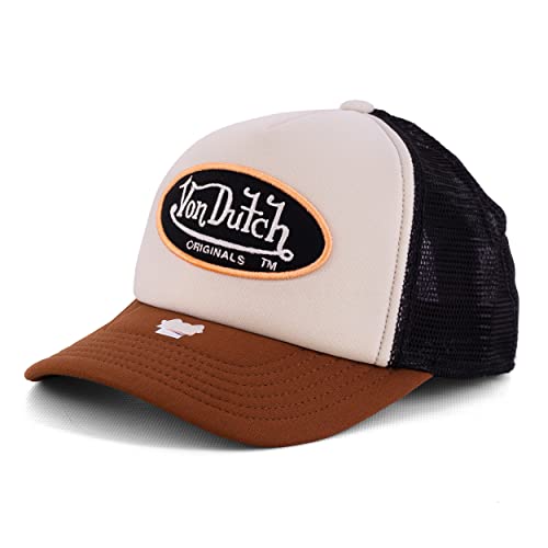 Von Dutch Trucker Tampa Snapback Cap beige braun von Von Dutch