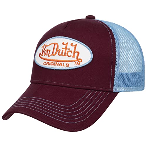 Von Dutch Twotone Boston Trucker Cap Basecap Baseballcap Truckercap Meshcap (One Size - blau-dunkelrot) von Von Dutch