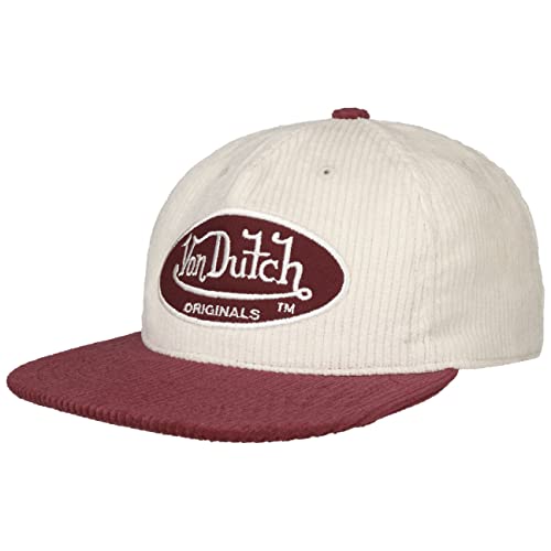 Von Dutch Utica Cord Oval Patch Cap Basecap Baseballcap (One Size - Bordeaux) von Von Dutch