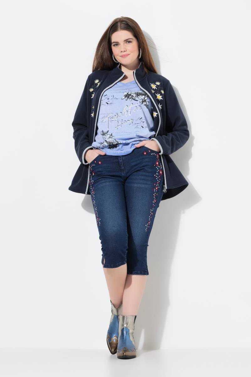 Große Größen Caprijeans Sarah, Damen, blau, Größe: 46, Baumwolle/Polyester/Viskose, Ulla Popken Große Größen Caprijeans Sarah, Damen, blau, Größe: 46, Baumwolle/Polyester/Viskose, Ulla Popken von Von Landen