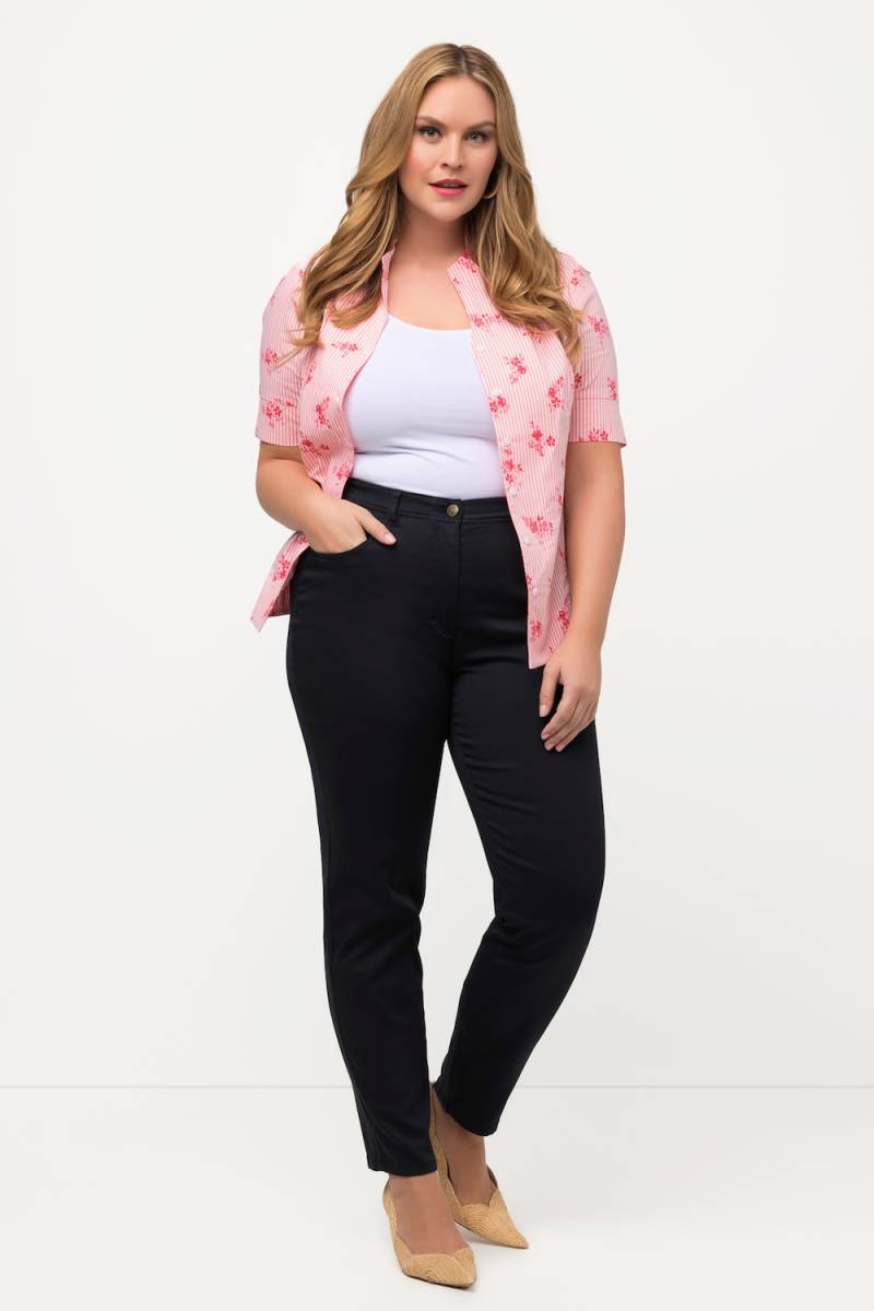 Große Größen Hose Sophie, Damen, blau, Größe: 60, Baumwolle/Polyester, Ulla Popken von Von Landen