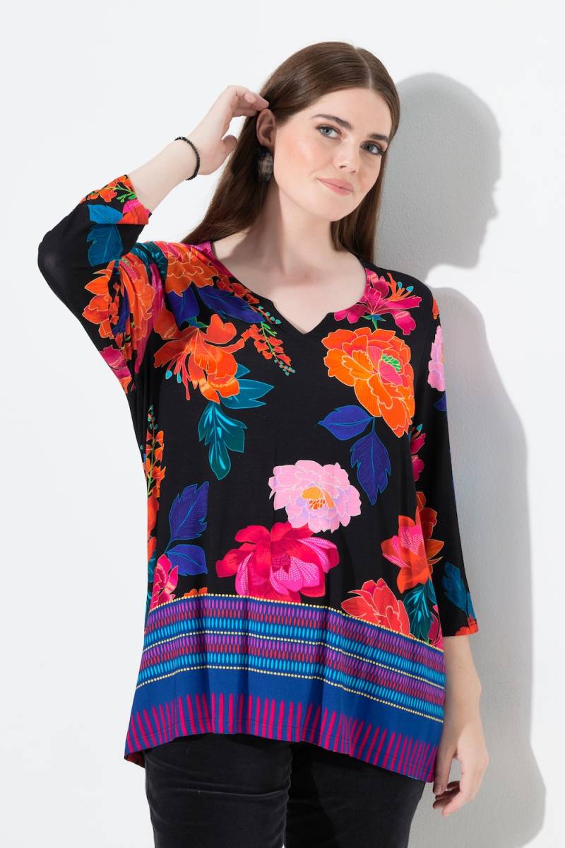 Große Größen Shirt, Damen, rot, Größe: 54/56, Viskose, Ulla Popken von Von Landen