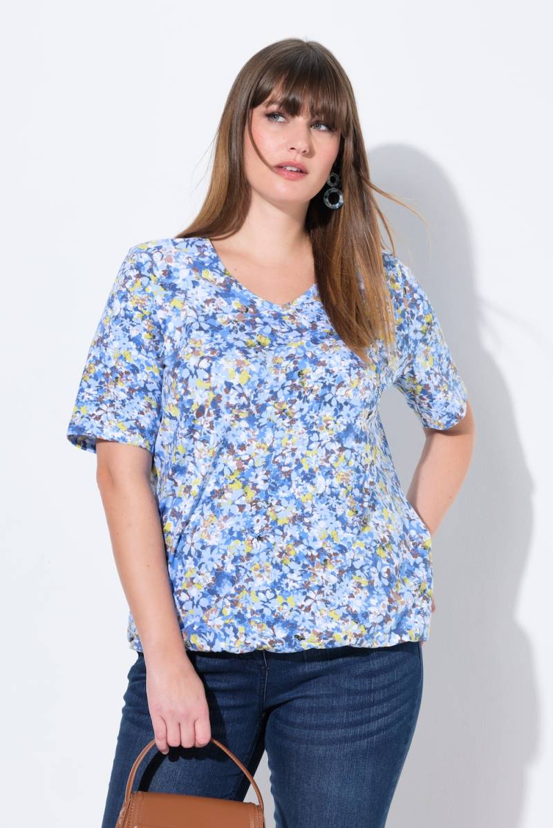 Große Größen T-Shirt, Damen, blau, Größe: 42/44, Baumwolle, Ulla Popken Große Größen T-Shirt, Damen, blau, Größe: 42/44, Baumwolle, Ulla Popken von Von Landen