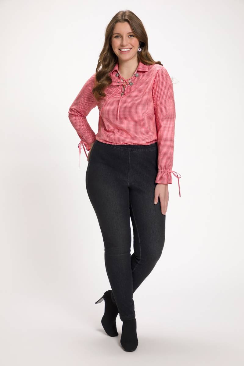 Große Größen Trachtenbluse, Damen, rot, Größe: 50, Polyester, Ulla Popken von Von Landen