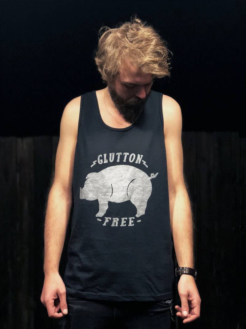 Glutton Free Unisex Tank Top Glutton Free Unisex Tank Top von VonBrutonPrintshop