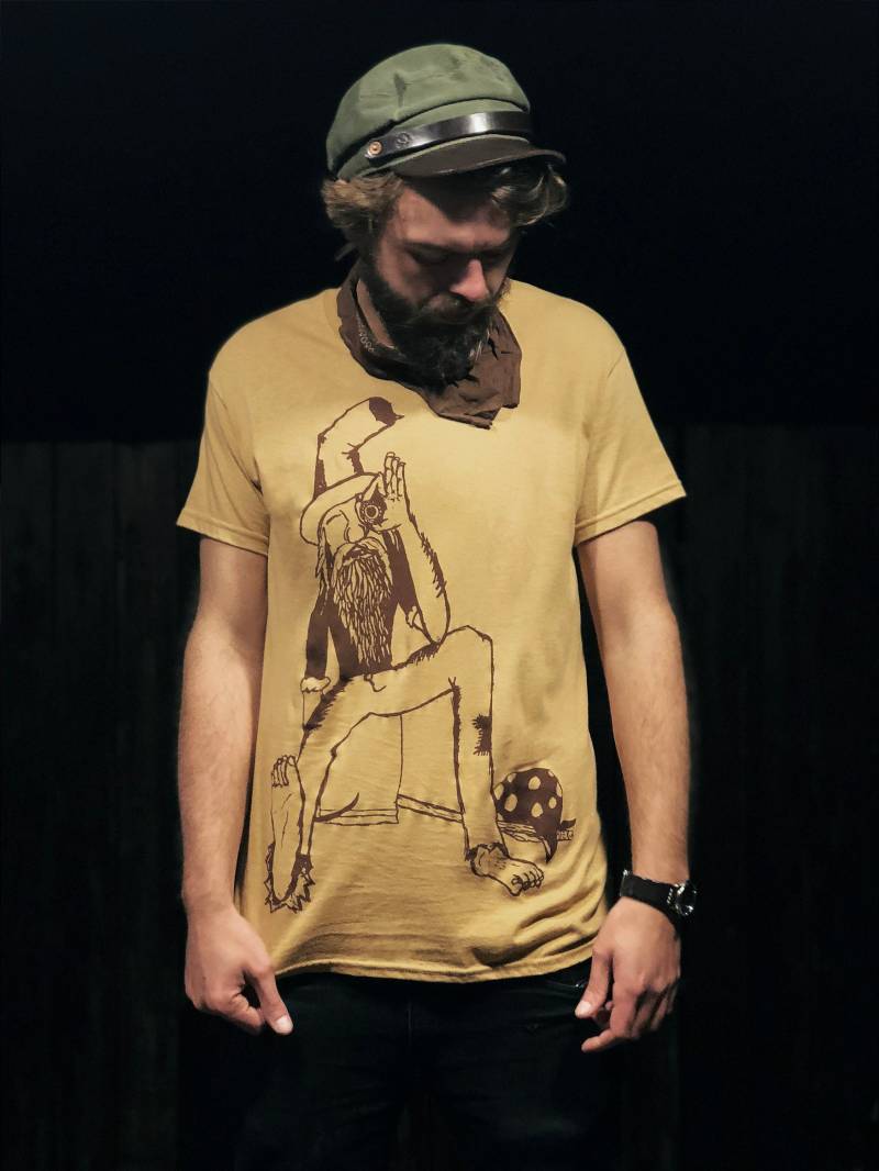 Wizard Siebdruck T-Shirt von VonBrutonPrintshop