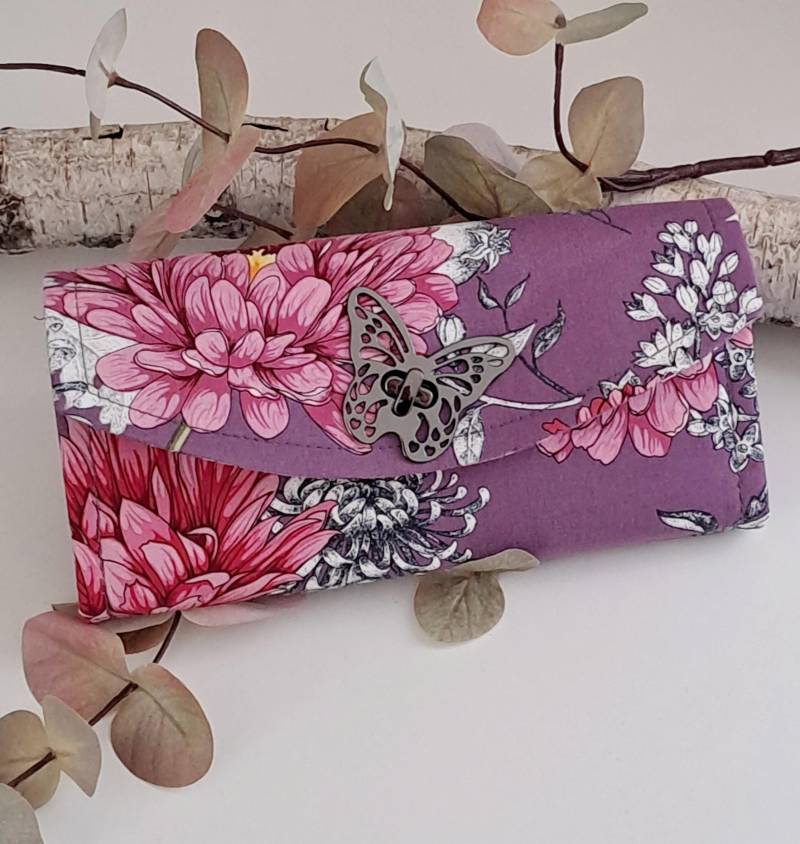 Geldbörse Portemonnaie Damen Geldbeutel Große Geldgeschenk Geschenk Frau Valentinstag Sofortversand von VonDerNaehDreschern