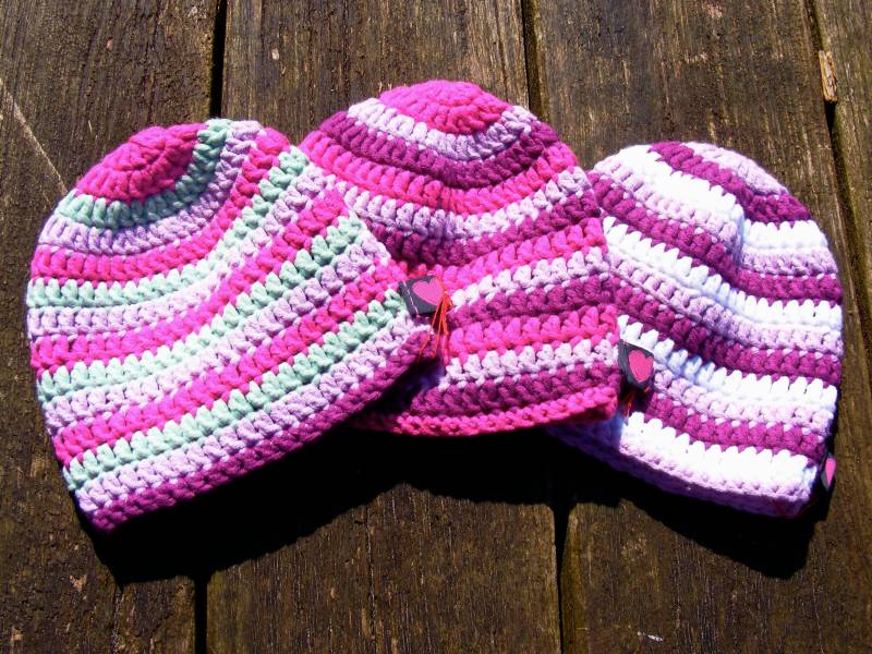 Baby-Baumwoll-Mütze Träuminrosa von VonDerSTANGEShop