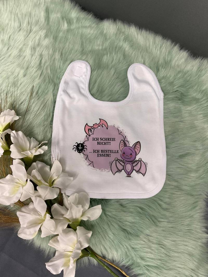 Babylätzchen Halloween, Lätzchen Für Kinder Im Gruseldesign, Gruseliges Babylätzchen, Fledermaus Spinne Halloween von VonHandgemachtinLaa