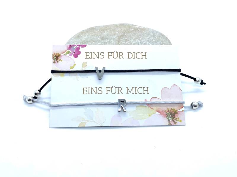 Freundschaftsarmbänder 2Er Set Personalisiertes Armband von VonNina