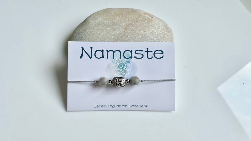 Perlenarmband Halbedelsteine Mit Buddha von VonNina