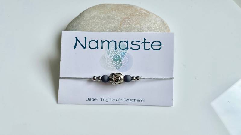 Perlenarmband Halbedelsteine Mit Buddha von VonNina
