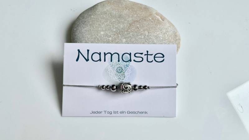 Perlenarmband Halbedelsteine Mit Buddha von VonNina