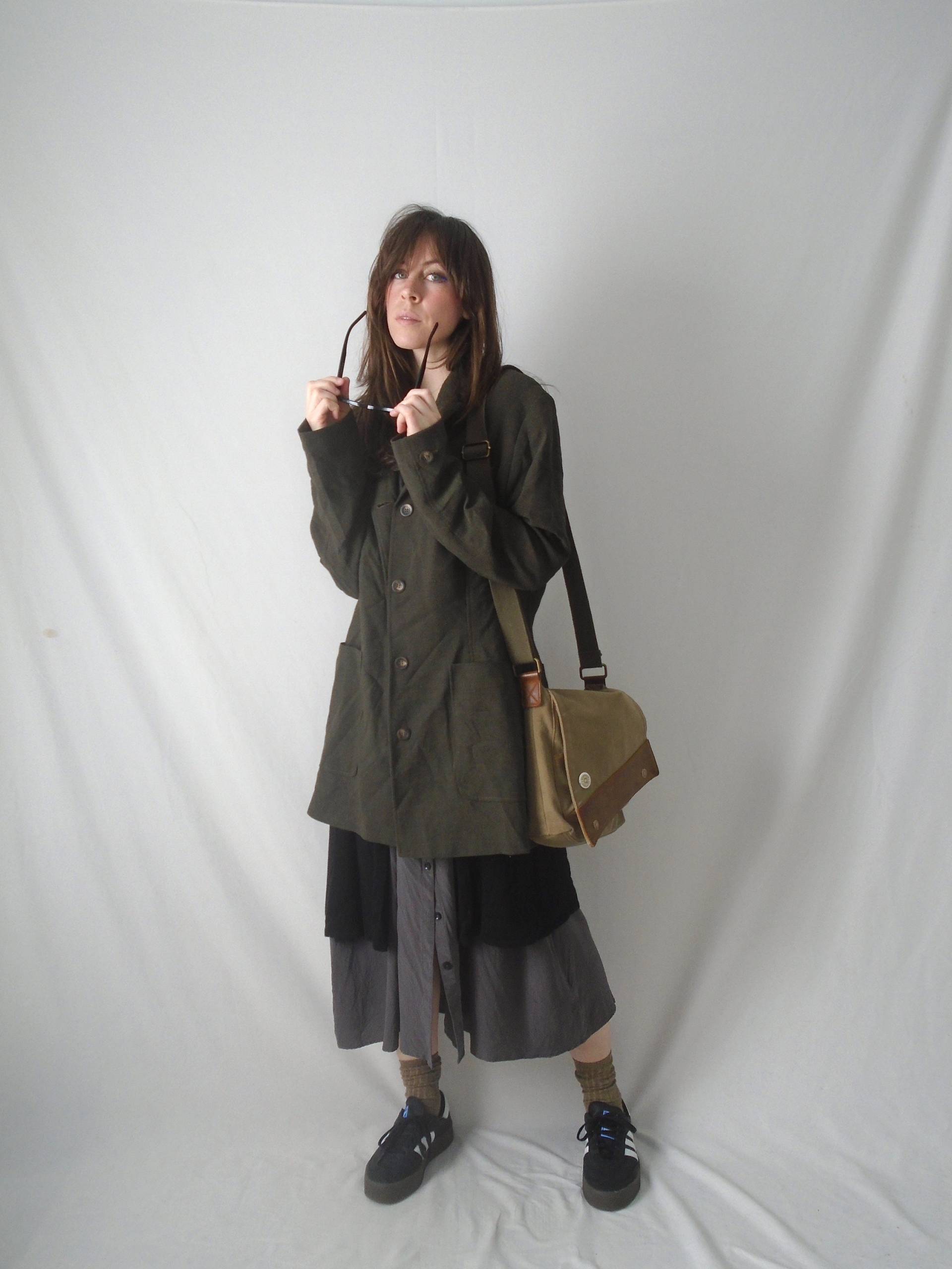 Oversized Gewebte Manteljacke - Kopenhagen Vintage 90S, Y2K M/L von VonlenskaVintage