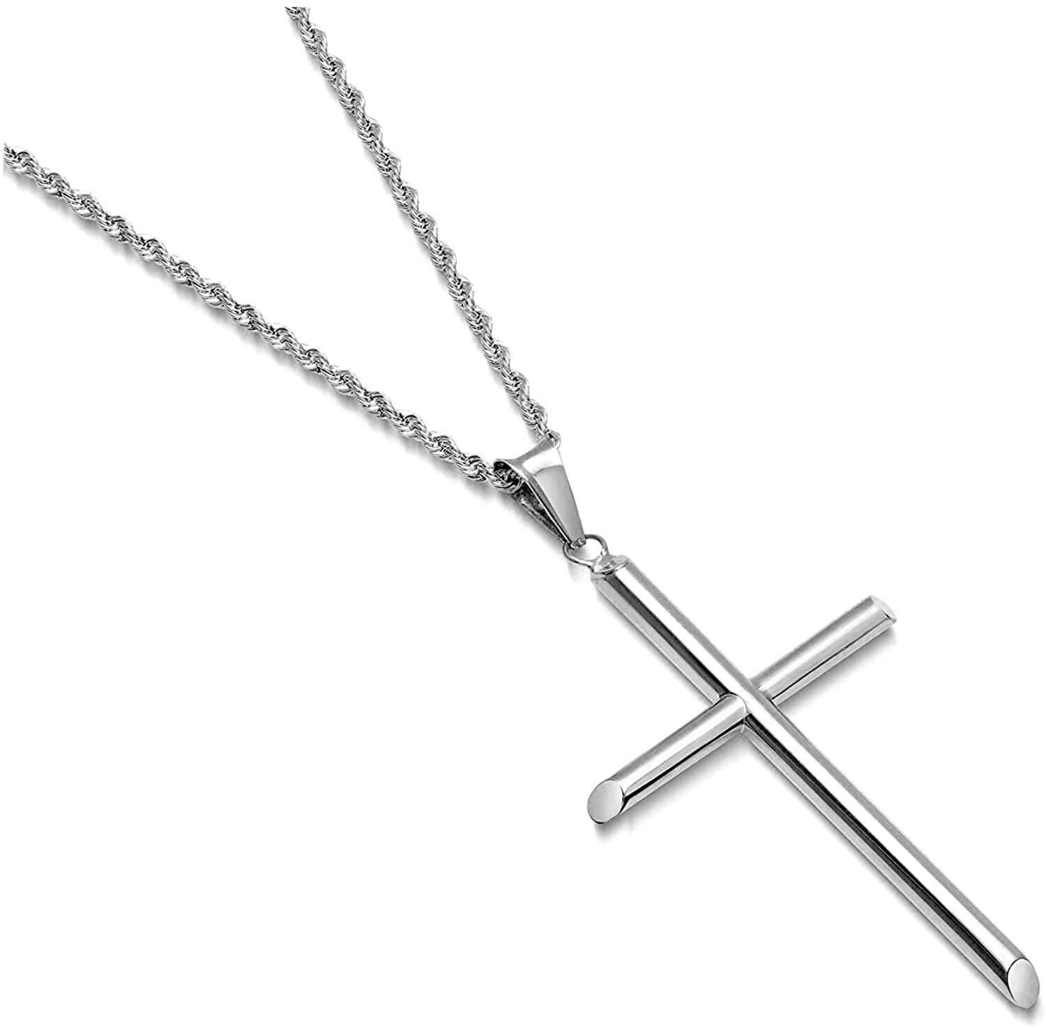 14K Seil Gold Figaro Kreuz Für Männer Frauen W/Echte Solide Starke Verschluss 14Ct Perfekte Halskette Geschenk Mann Oder Frau. Diamond-Cut Usa von Vonlosangeles