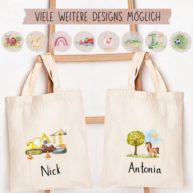 Beutel Kita Wechselkleidung | Kindergarten Jutebeutel Turnbeutel Sporttasche Stoffbeutel Kinder Wechselwäsche Personalisiert von VonmirZudirAtelier
