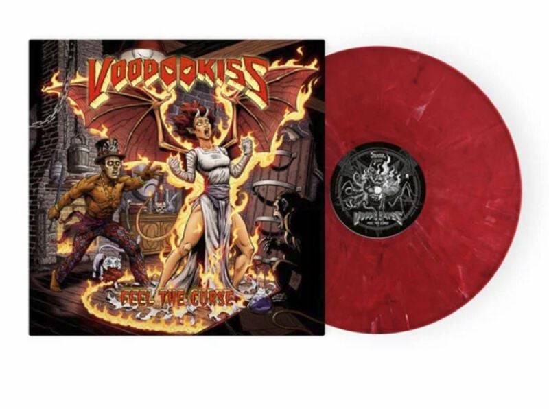 Voodoo Kiss Feel the curse LP multicolor von Voodoo Kiss