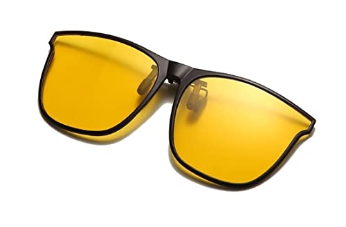 Voolga Polarisierte Sonnenbrille Clip für Brillenträger - Sonnenbrille Zum Aufstecken Polarisiert, Flip up Sonnenbrillen Aufsatz Brille für verschreibung Damen Herren von Voolga