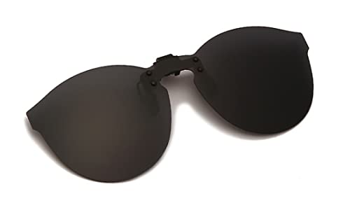 Voolga Polarisierte Sonnenbrille Clip über Brillen Blendschutz UV400 clip on Flip up randlose Myopie Sonnenbrille für Männer Frauen von Voolga