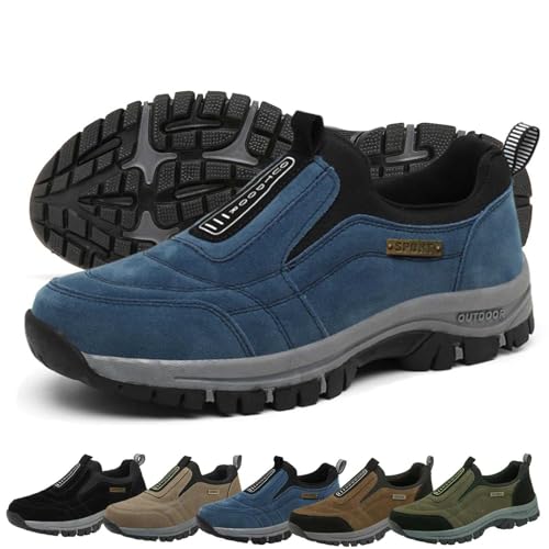 Hatme Shoes, Hatme Schuhe, Hatme Wanderschuhe, Hatme Orthopädische Wanderschuhe, Hatme Herrenschuhe, Orthopädische Schuhe Herren, Orthopädische Wanderschuhe Herren (42,Blau) von Vopetroy