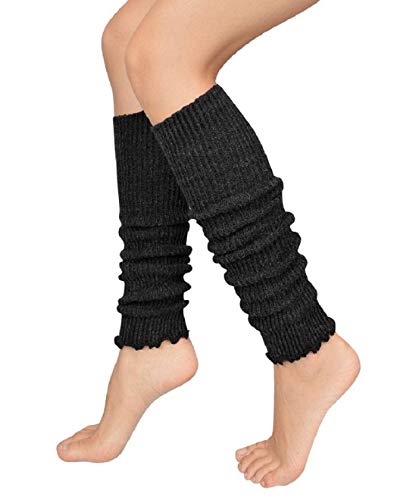 Voqeen Damen Beinwärmer Stulpen Legwarmers Grobstrickstulpen Beinstulpen Strümpfe Aufladungs Stulpe Socken Gestreift Strümpfe Gestrickt Verdicken Beinstulpen Overknee Socken Tanzen Strumpf von Voqeen