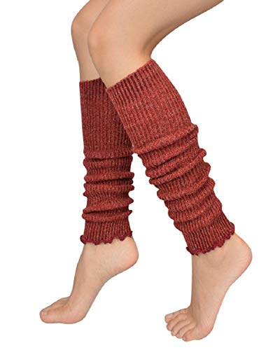 Voqeen Damen Beinwärmer Stulpen Legwarmers Grobstrickstulpen Beinstulpen Strümpfe Aufladungs Stulpe Socken Gestreift Strümpfe Gestrickt Verdicken Beinstulpen Overknee Socken Tanzen Strumpf von Voqeen