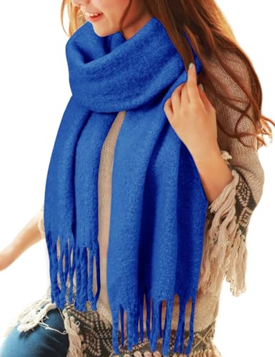 Voqeen Damen Schal Winter Kuschelig Warmes Tücher Lange mit Fransen Herbst Winterschal Weicher Dicker Strickschal Oversized Schaltuch Voqeen Damen Schal Winter Kuschelig Warmes Tücher Lange mit Fransen Herbst Winterschal Weicher Dicker Strickschal Oversized Schaltuch von Voqeen