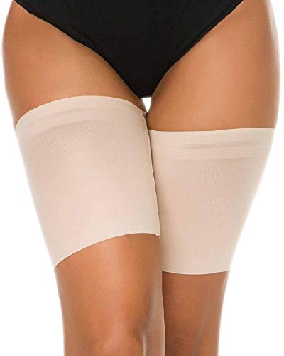 Voqeen Elastische Oberschenkelbänder Oberschenkel Socken Damen Anti-Rutsch Oberschenkel Anti-Chafing Bands Thigh Bands gegen Oberschenkelnreibung von Voqeen