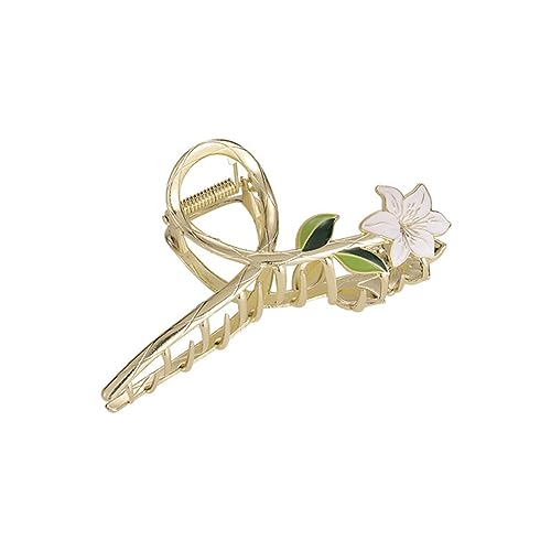 Voragrl Blumen-Haarklammern, Metall-Goldband, Haarbänder, Ornamente, Klemme, Haarschmuck für Frauen und Mädchen von Voragrl