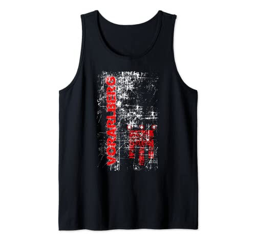 Vorarlberg Shirt Wappen & Fahne Herren Damen Vorarlberg Tank Top Vorarlberg Shirt Wappen & Fahne Herren Damen Vorarlberg Tank Top von Vorarlberg Support