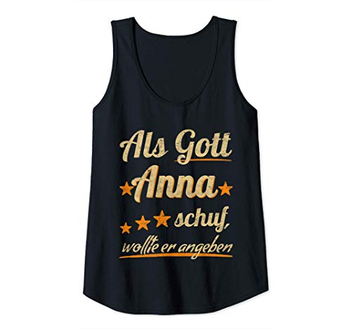Damen Vorname Anna Lustiges Personalisiertes Name Geschenk Tank Top Damen Vorname Anna Lustiges Personalisiertes Name Geschenk Tank Top von Vorname Anna Geschenke zum Geburtstag