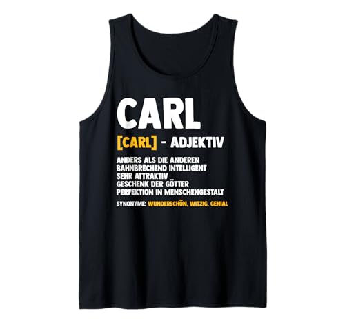 Herren Carl Tank Top Herren Carl Tank Top von Vorname Carl
