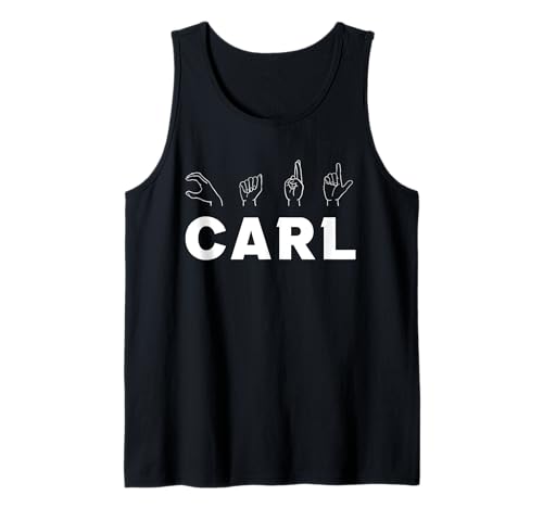 Herren Gebärdensprache Carl Tank Top Herren Gebärdensprache Carl Tank Top von Vorname Carl