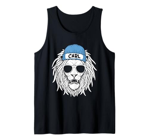 Herren Löwe Carl Tank Top von Vorname Carl