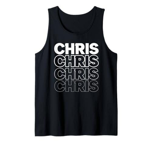 Herren Chris Christopher Christian Tank Top von Vorname Christian Christopher Chris