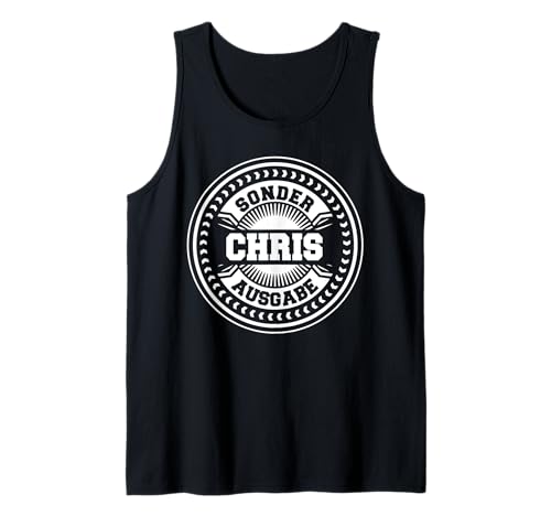 Herren Chris Christopher Christian Tank Top von Vorname Christian Christopher Chris