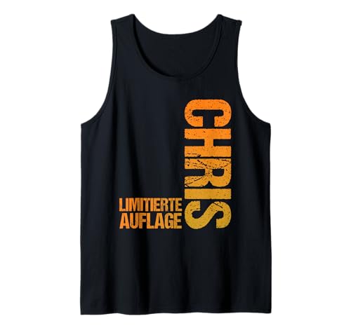 Herren Chris Christopher Christian Tank Top von Vorname Christian Christopher Chris